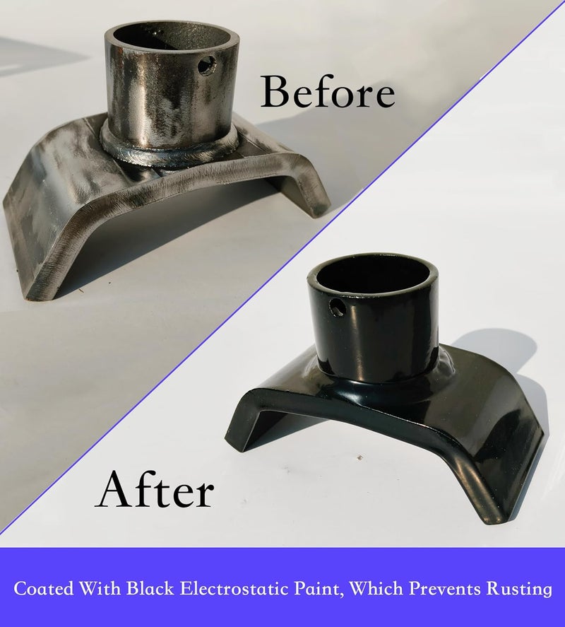 Firofend Bottle Jack Adapter Can Sit On Any Bottle Jack with 1.56" Lifting Platform Or Smaller Sizes. Axle Saddle for 2“, 3”, 4” Round Shaft Tubes and Square Shaft Tubes. (U-Shaped) - Image 5